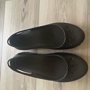 Crocs Black Slip-On Comfortable Shoes